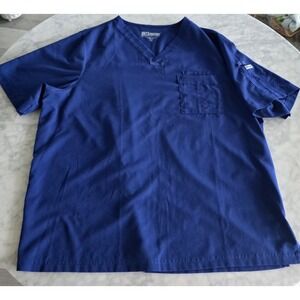 Gray's Anatomy Landau Scrub Top Men's Women's Blue Size 2XL